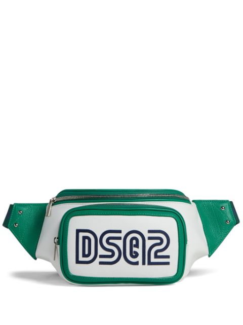 Dsquared2 logo leather belt bag