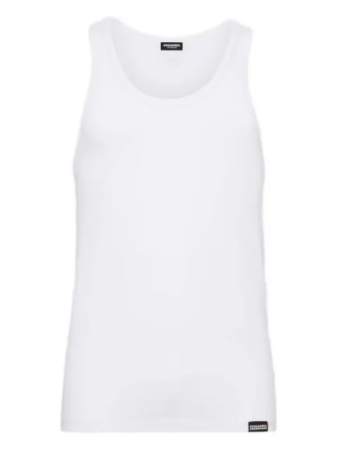 DSQUARED2 logo-print tank top