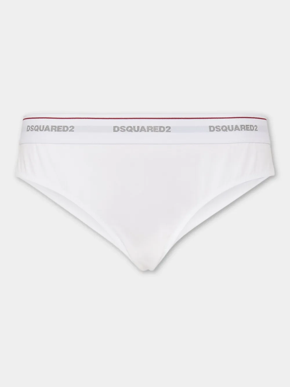 Dsquared2 Logo-waistband Brazilian Briefs In White