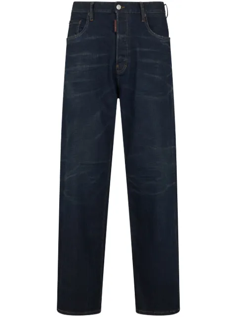 DSQUARED2 mid-rise straight-leg jeans
