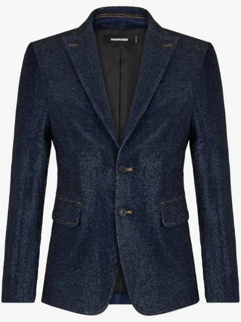 DSQUARED2 single-breasted denim blazer