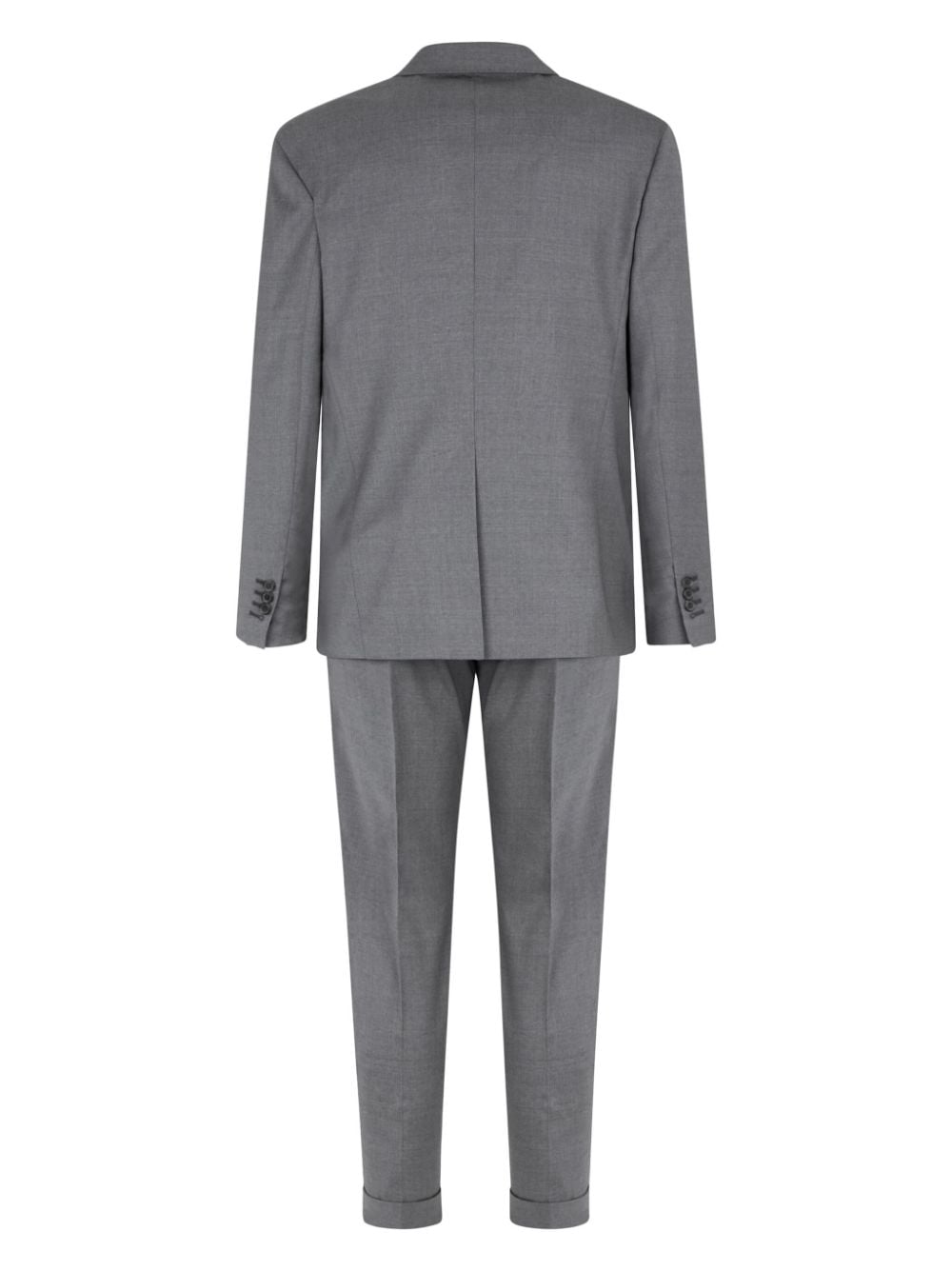 Shop Dsquared2 Wallstreet Double-breasted Suit In Grey