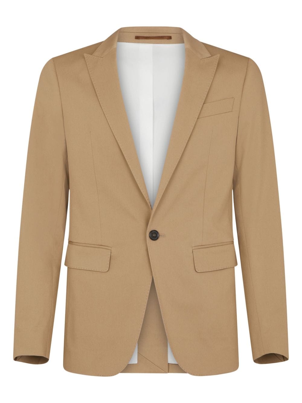 Shop Dsquared2 Single-breasted Cotton Suit In Neutrals