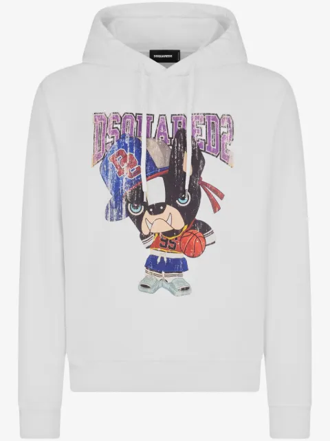 DSQUARED2 Hoodie mit grafischem Print