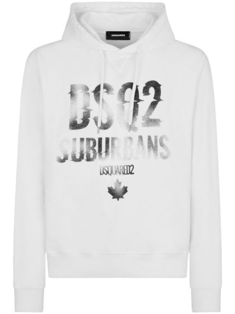 DSQUARED2 logo-print cotton hoodie Men