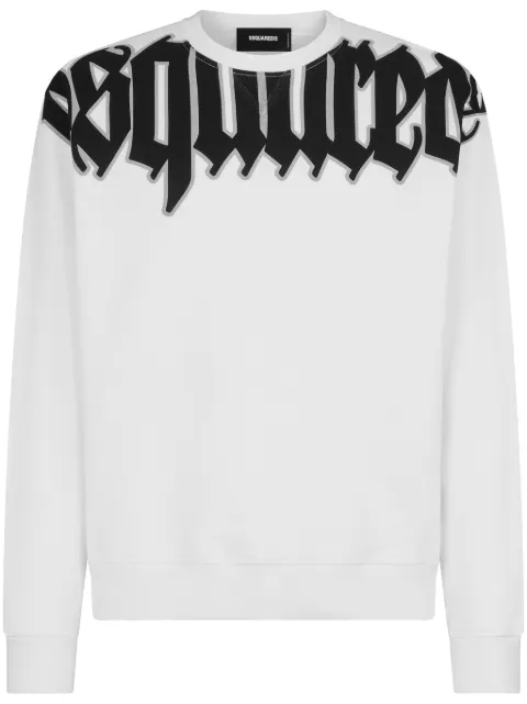 DSQUARED2 logo-print cotton sweatshirt