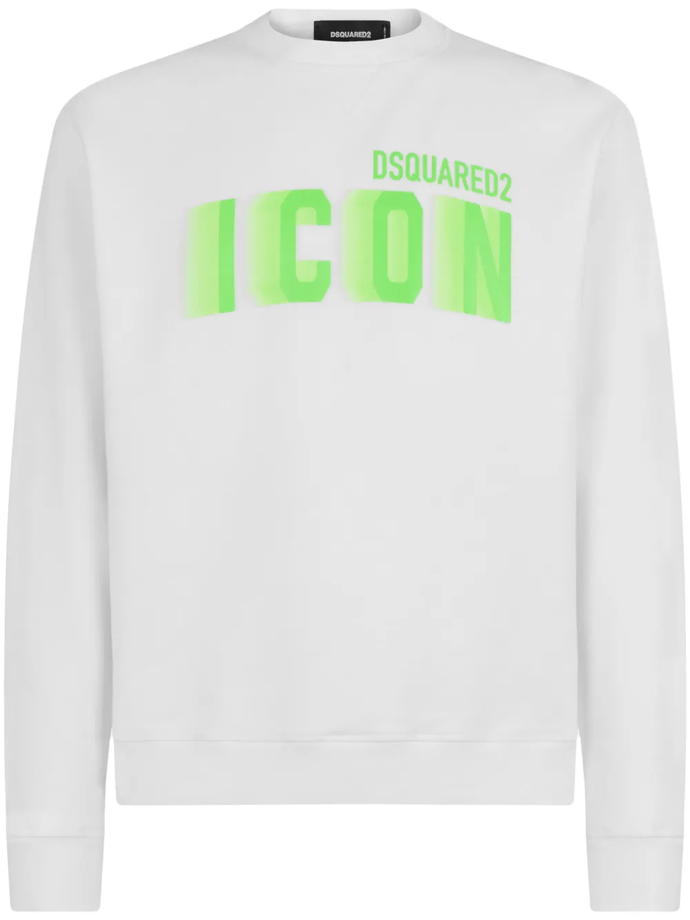 Dsquared2 Logo-print Cotton Sweatshirt In Grey