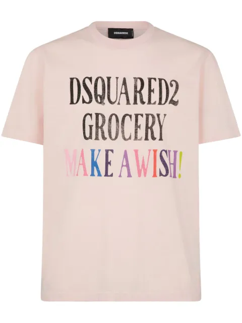 DSQUARED2 logo-print cotton T-shirt