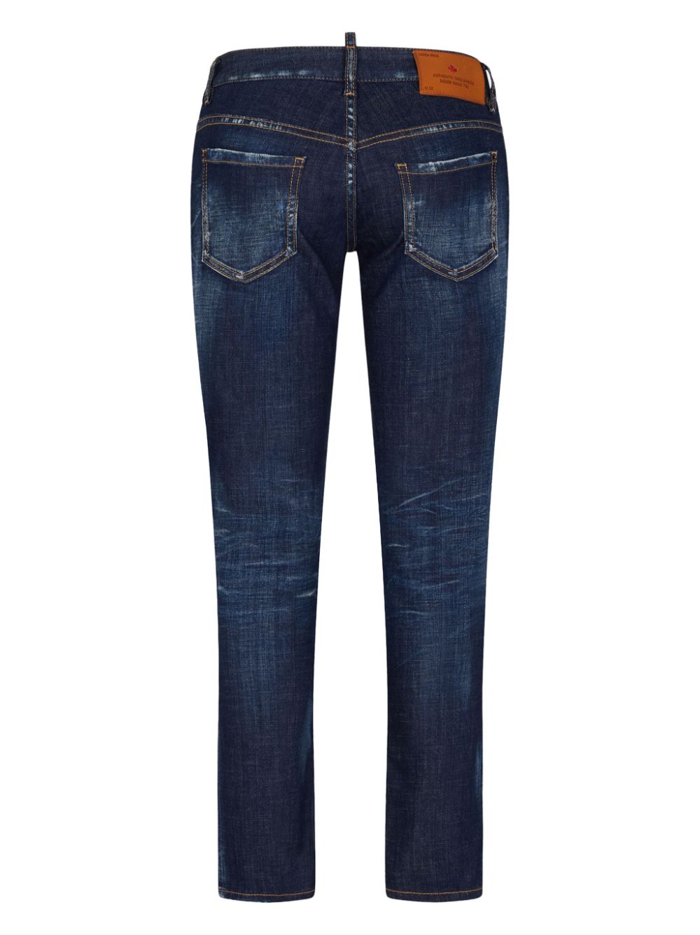Shop Dsquared2 Cool Girl Cropped Skinny Jeans In Blue