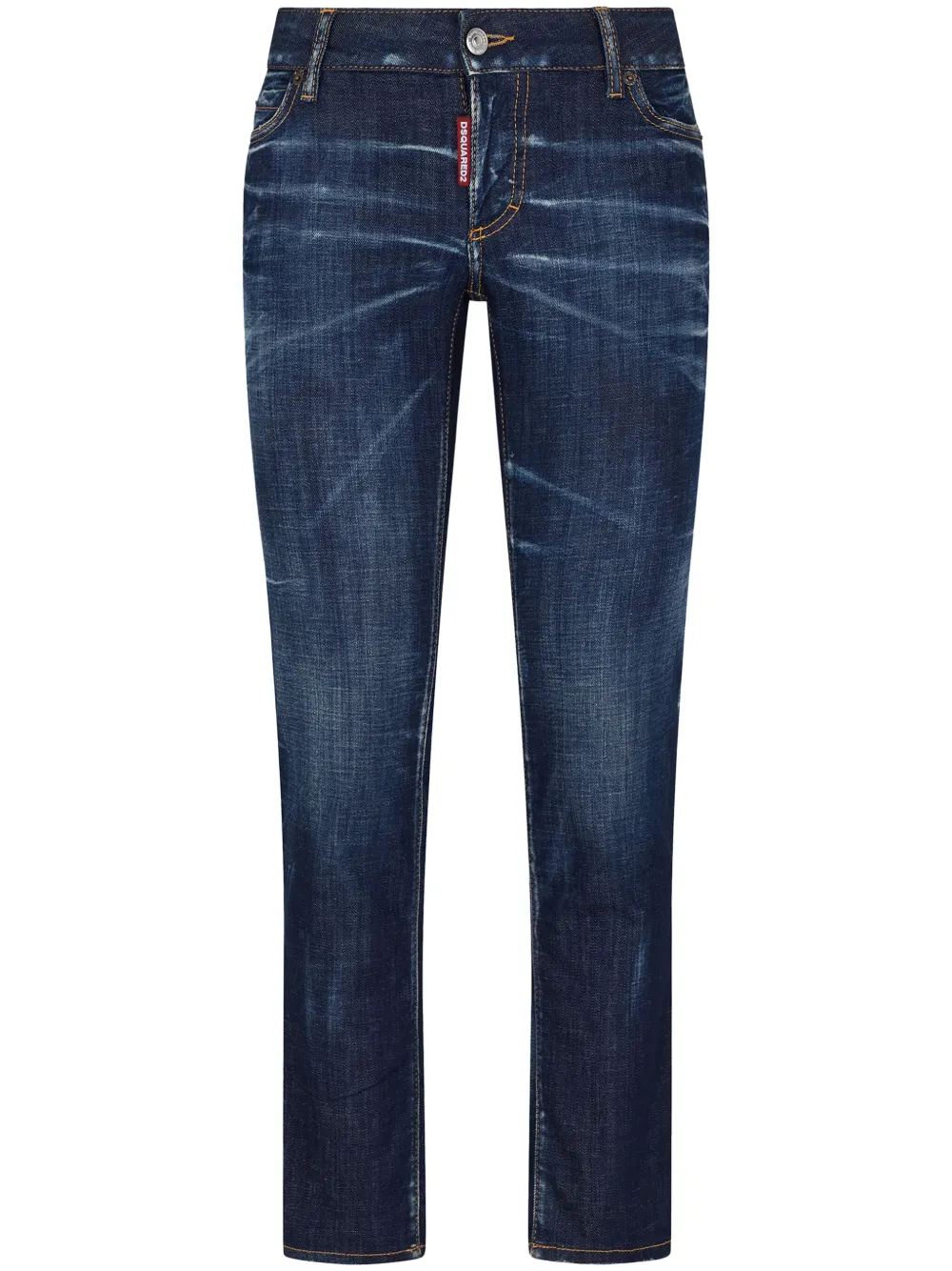 DSQUARED2 Cropped jeans Blauw