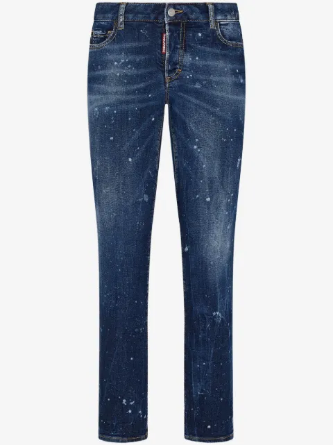 DSQUARED2 paint-splatter jeans