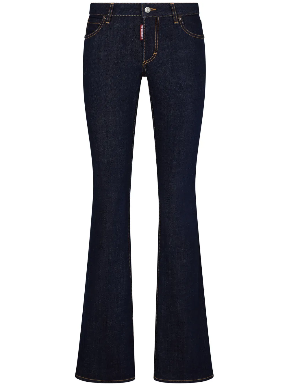 Shop Dsquared2 Twiggy Flared Jeans In Blue