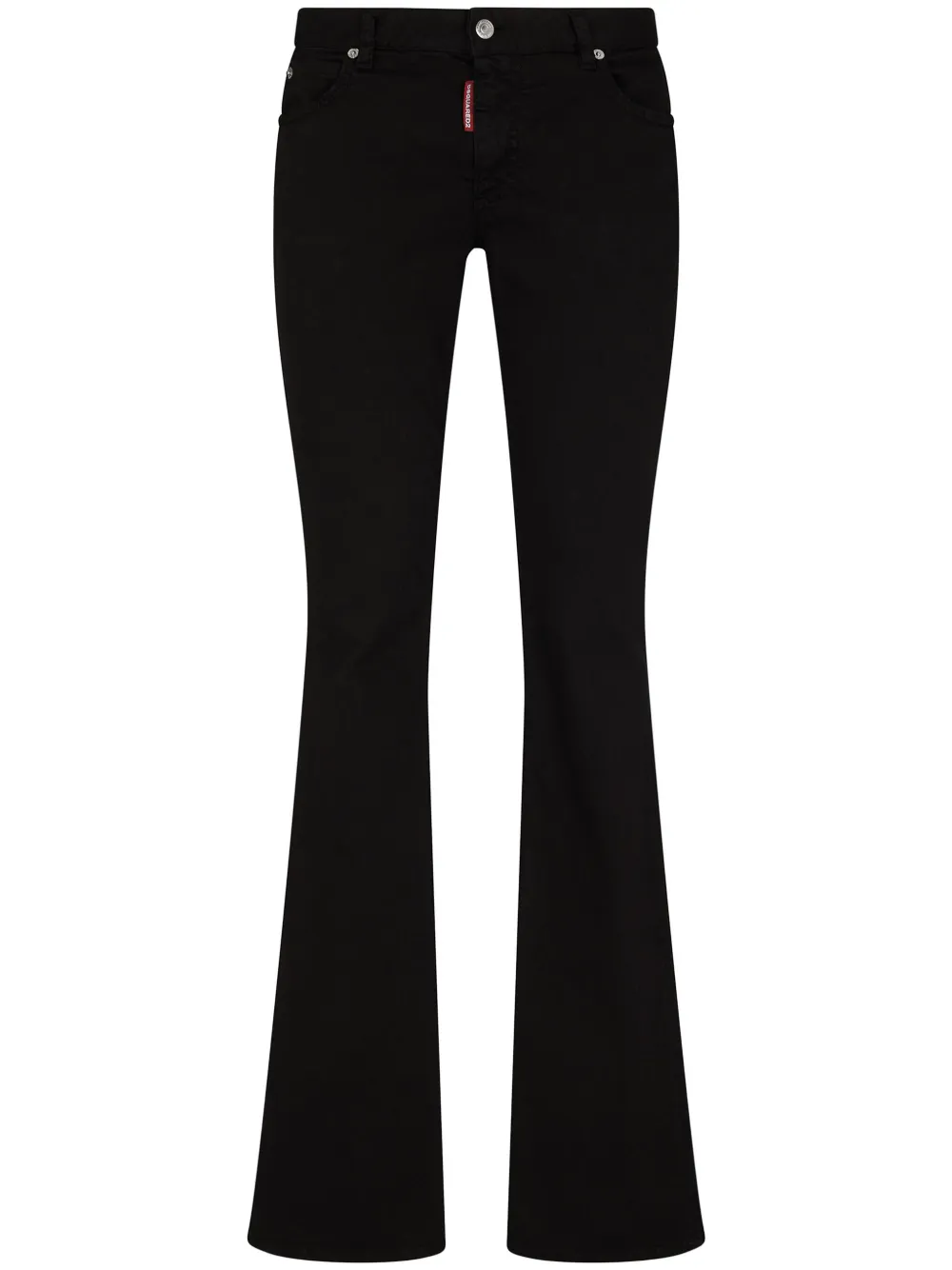 Shop Dsquared2 Twiggy Flared Jeans In Black