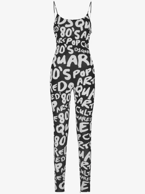 DSQUARED2 text-print jumpsuit