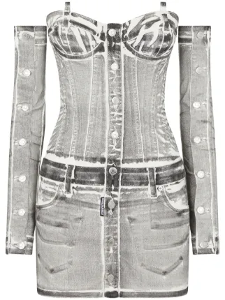 DSQUARED2 ワンピース オフショルダー