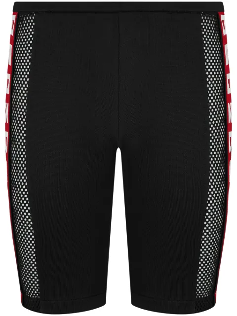 DSQUARED2 shorts de ciclismo con logo estampado