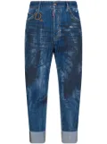 DSQUARED2 distressed tapered jeans - Blue