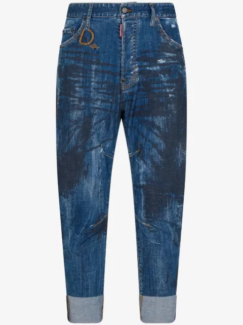 DSQUARED2 distressed tapered jeans