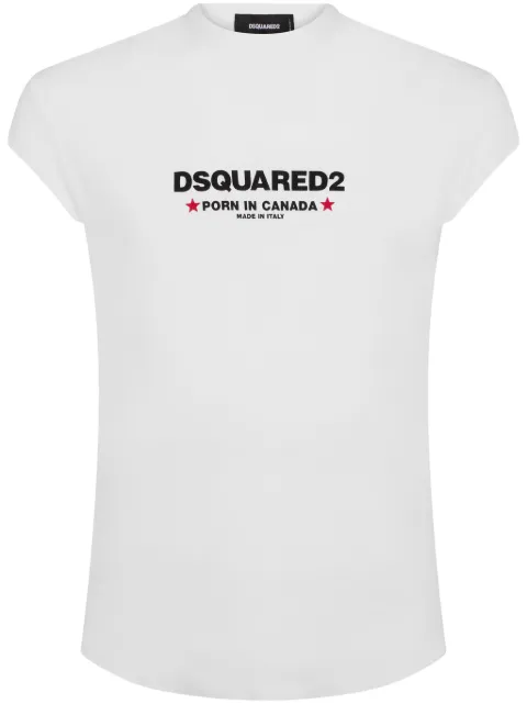 DSQUARED2 logo-print cotton T-shirt