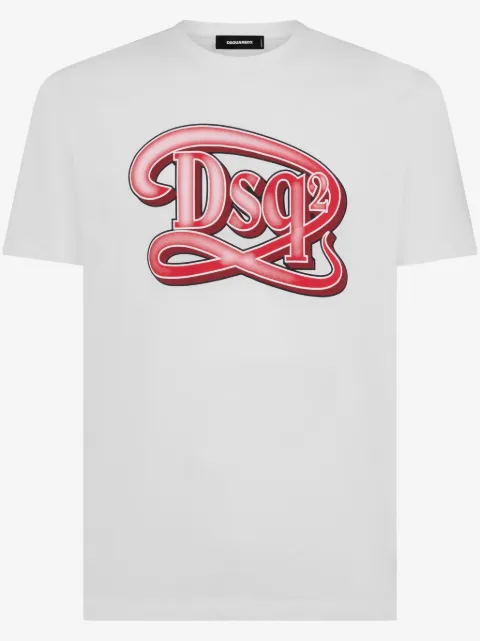 DSQUARED2 t-shirt en coton à logo imprimé