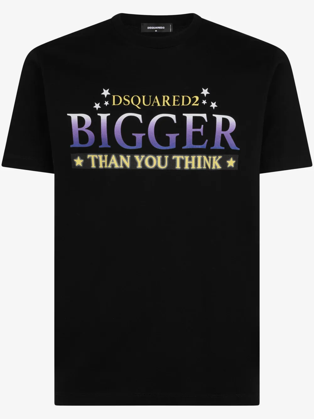 DSQUARED2 playera con texto estampado | negro | Image 1