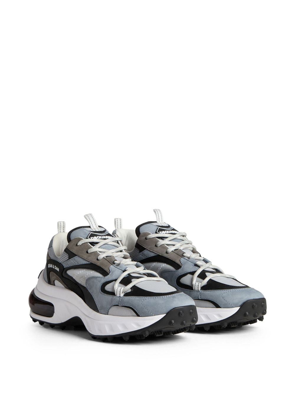 Shop Dsquared2 Bubble Chunky Sneakers In Grey