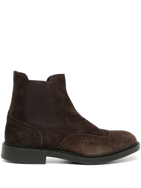 Fratelli Rossetti cut out-detail suede boots