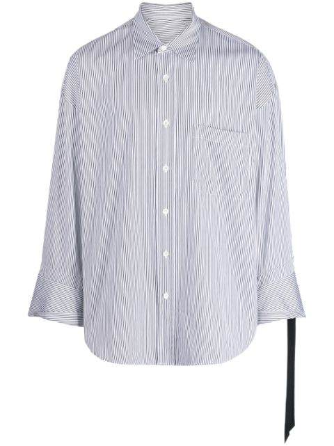 marina yee stripe-pattern cotton shirt 