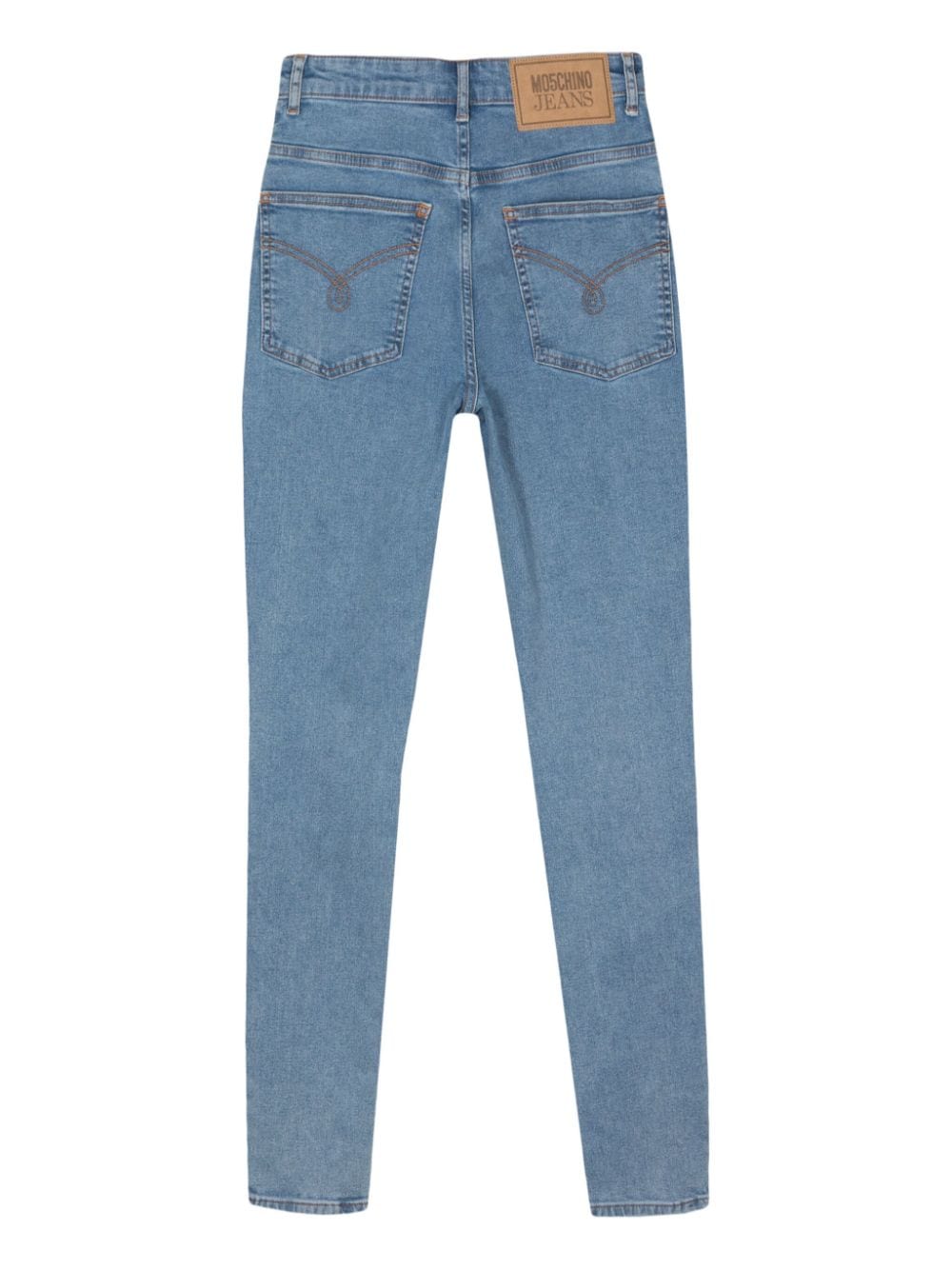 MOSCHINO JEANS ^ knopen met gegraveerd logo - Blauw