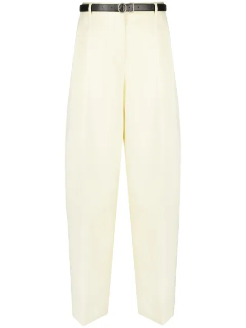 Jil Sander pantalones con tiro alto