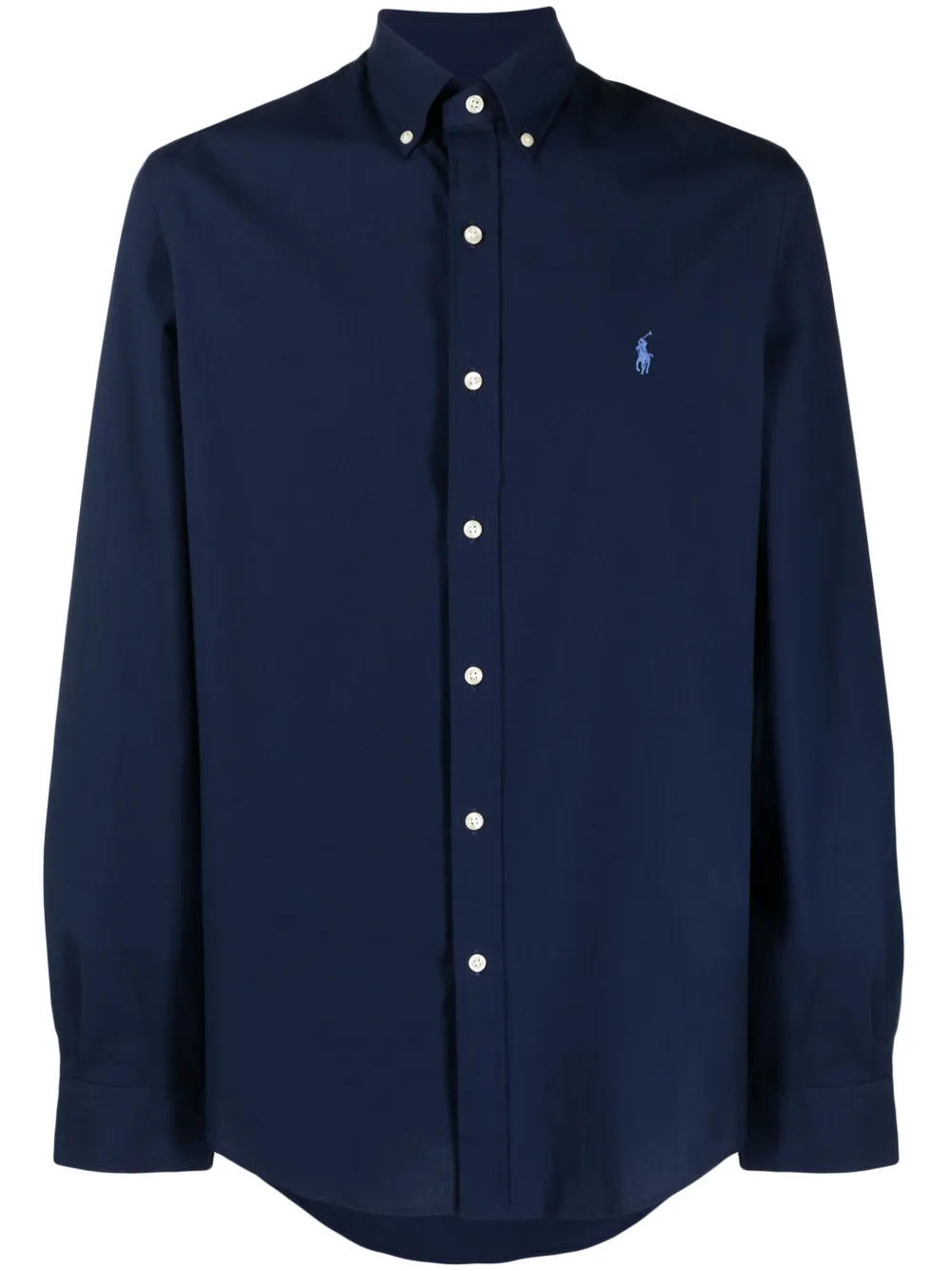 Polo Ralph Lauren logo-embroidered cotton-blend shirt