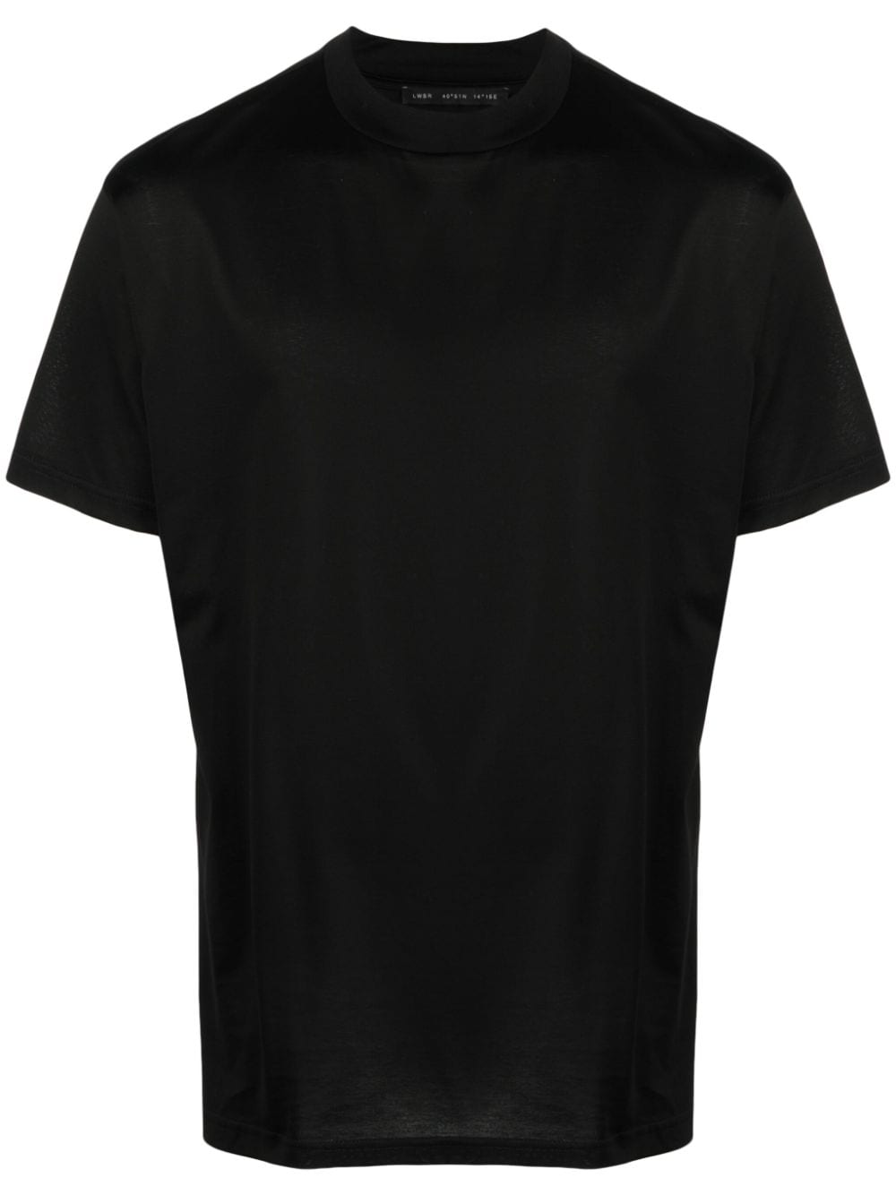 Low Brand slub-texture short-sleeved T-shirt - Schwarz