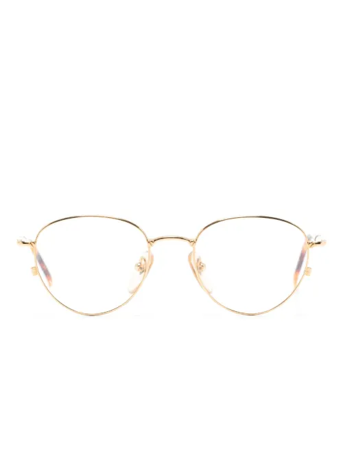 Lunettes de vue à monture ronde - Jean Paul Gaultier - Modalova