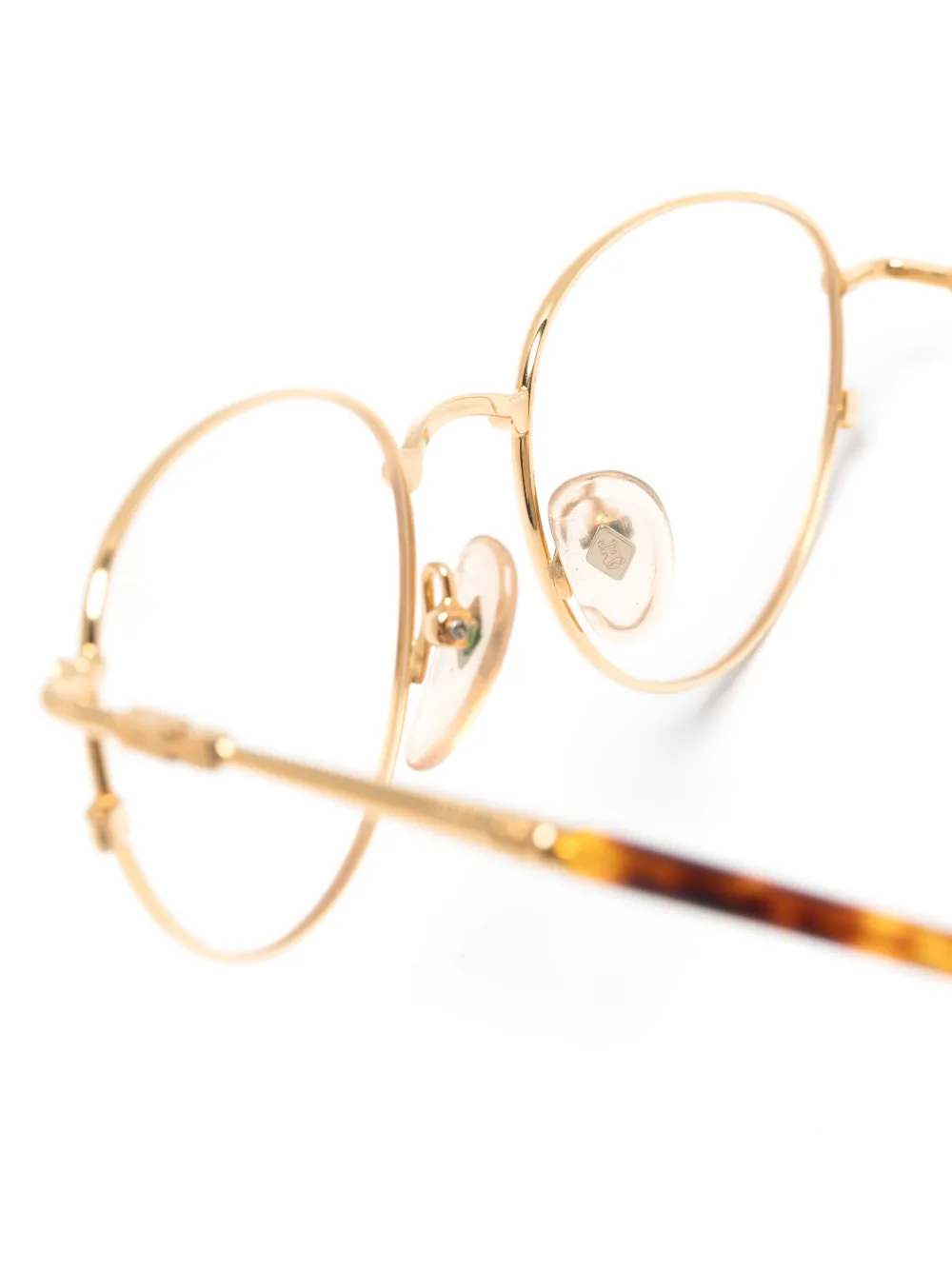 Jean Paul Gaultier Bril met rond montuur Goud