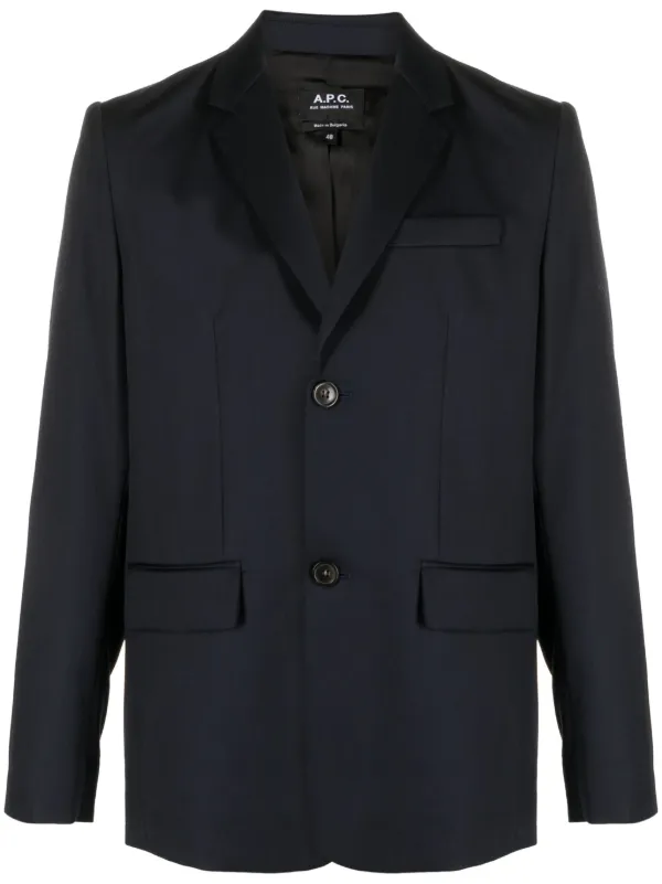 A.P.C. シングルジャケット | ブルー | FARFETCH JP
