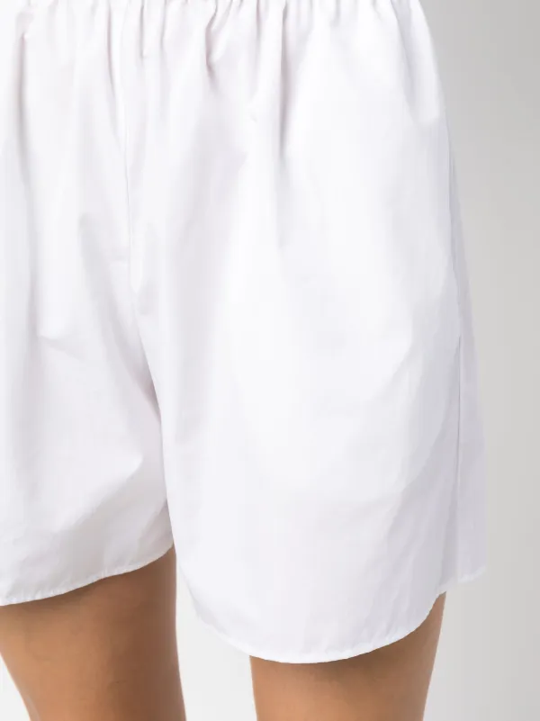 THE ROW コットンョーツ　S The Row Gunther Cotton Shorts | White | FARFETCH JO