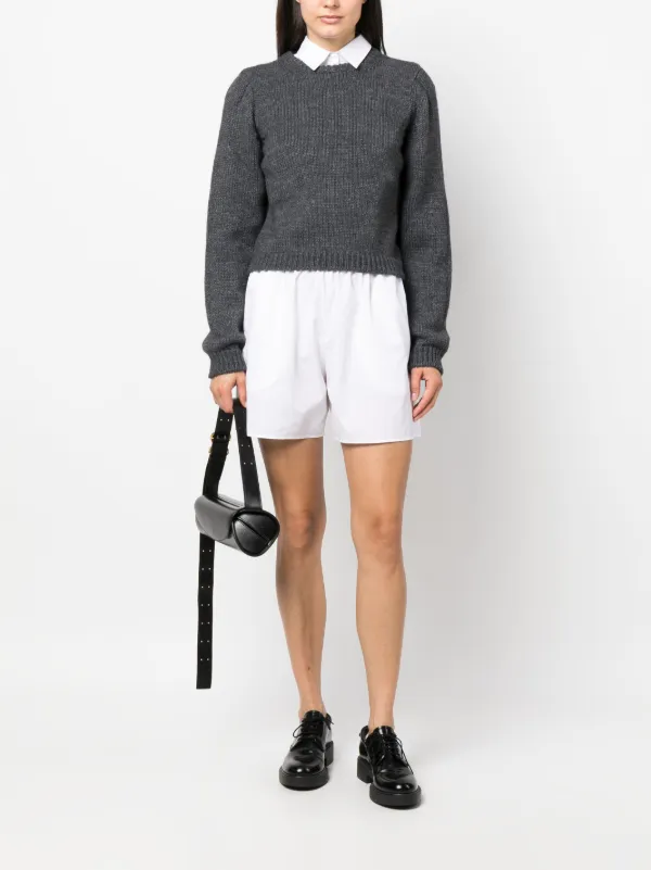THE ROW コットンョーツ　S The Row Gunther Cotton Shorts | White | FARFETCH JO