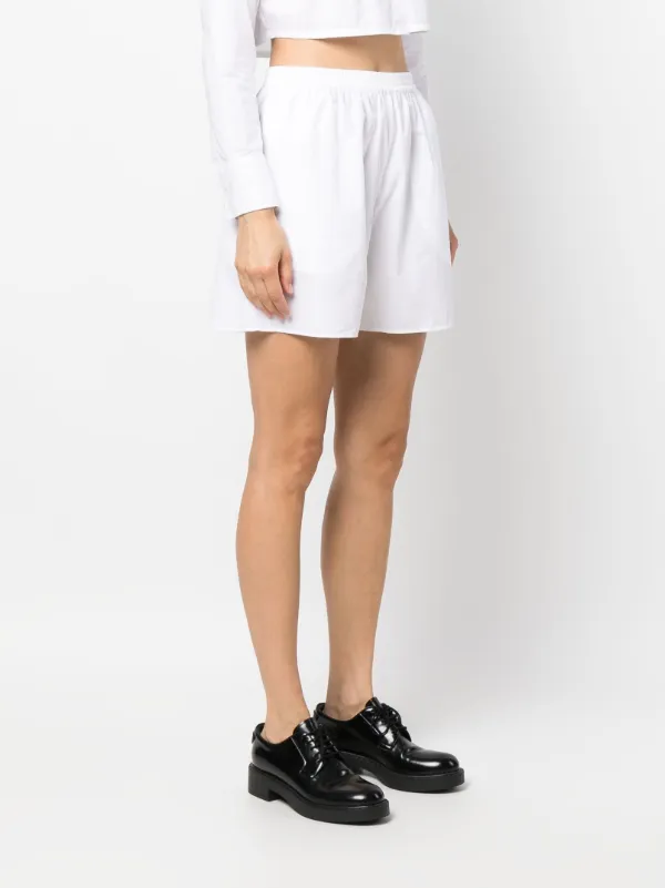 THE ROW コットンョーツ　S The Row Gunther Cotton Shorts | White | FARFETCH JO