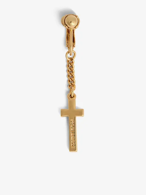 DSQUARED2 arete con dije de cruz