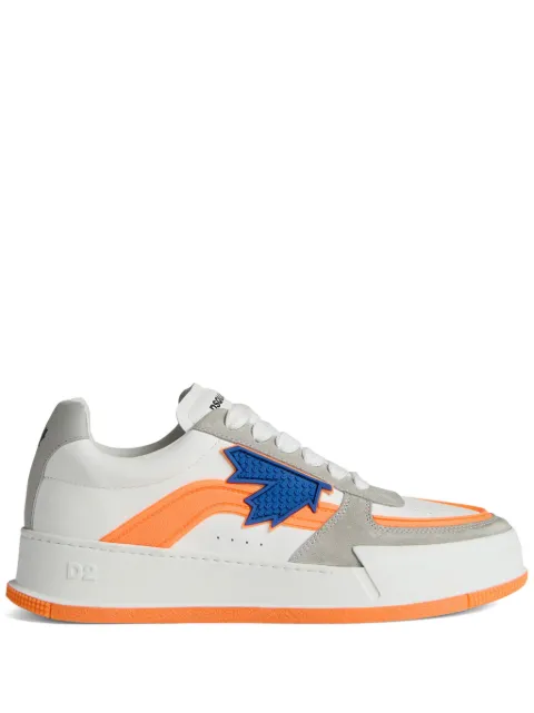 DSQUARED2 Canadian panelled leather sneakers