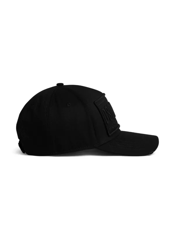 DSQUARED2 キャップ ブラック メンズ DSQUARED2 ロゴ キャップ | ブラック | FARFETCH JP