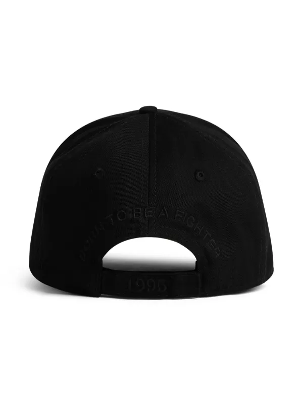 関税送料込み【D SQUARED2】Logo Embroidered Baseball Cap DSQUARED2 logo-embroidered Cotton Cap | Black | FARFETCH UK