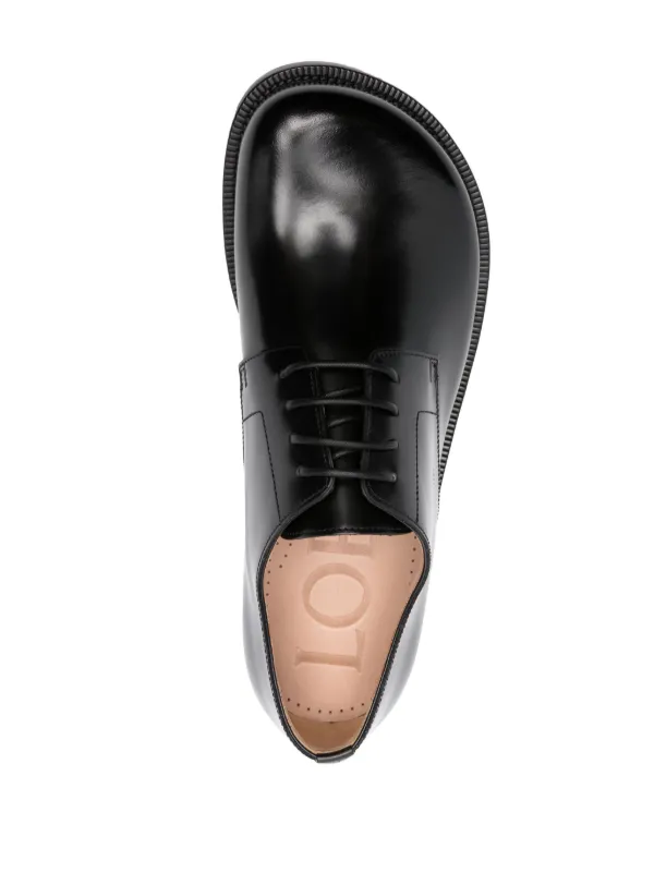 驚きの安さ LOEWE レザーダービーシューズ | ブラック | FARFETCH JP 靴
