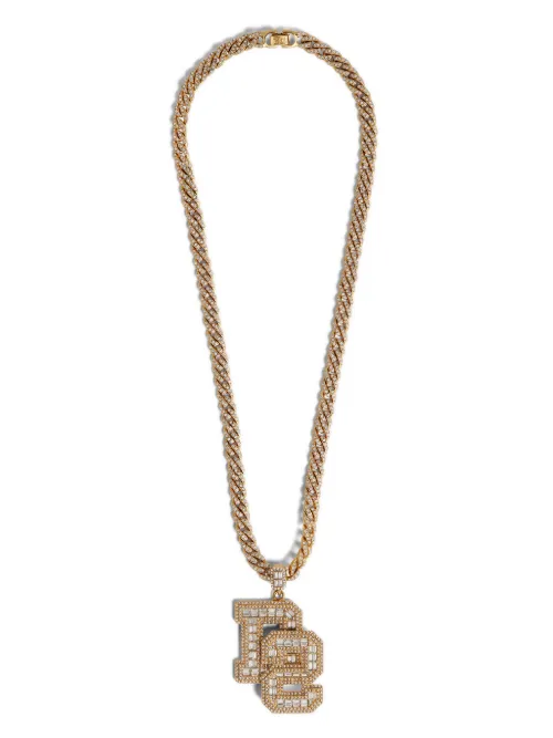 Collier serti de cristaux à pendentif logo - DSQUARED2 - Modalova
