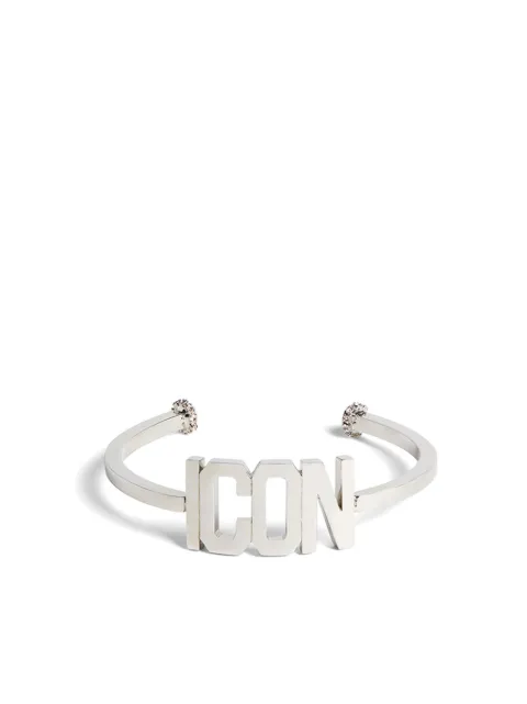 DSQUARED2 bracelet torque à finitions dorées
