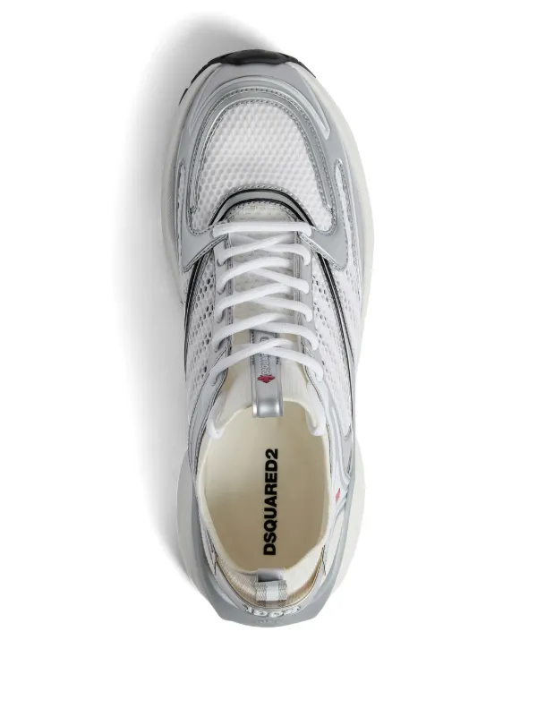 DSQUARED2 Dash パネル メッシュ スニーカー | ホワイト | FARFETCH JP