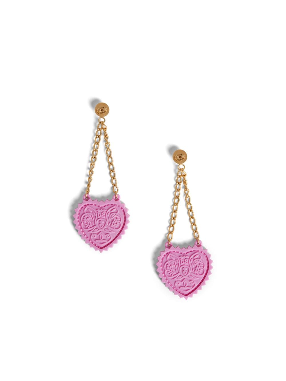 Image 2 of DSQUARED2 heart-pendant earrings