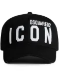 DSQUARED2 logo-embroidered baseball hat - Black