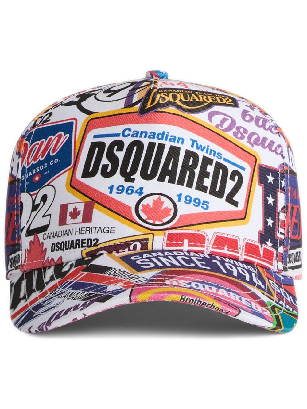 Dsquared2 Graphic-print Baseball Cap In Multi