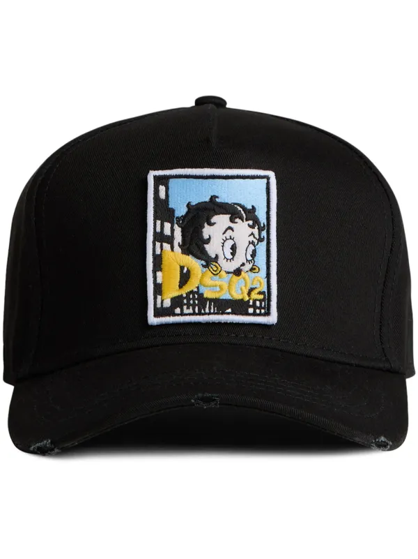 Dsquared2 Betty Boop-appliqué Cap - Farfetch